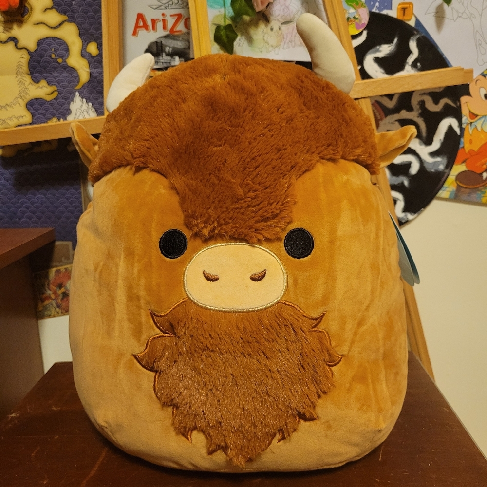 Dunkie cow squishmallow 14 inches